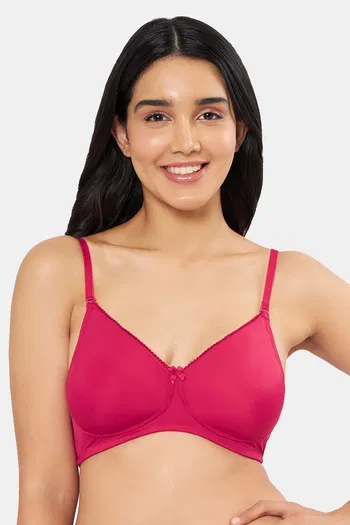 Buy Amante Padded Non Wired Full Coverage T-Shirt Bra - Pursian Red